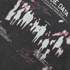 Pink Shadow Graphic Oversized T-Shirt — front view
