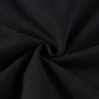 Y2K Black Cat Graphic T-Shirt — fabric close-up