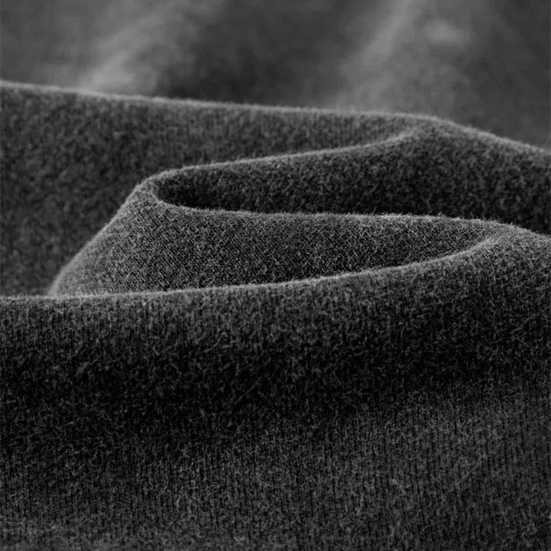 Hooded Black Graphic Hoodie — fabric close-up