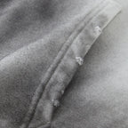 Vintage Hooded Loose Coat — detail shot