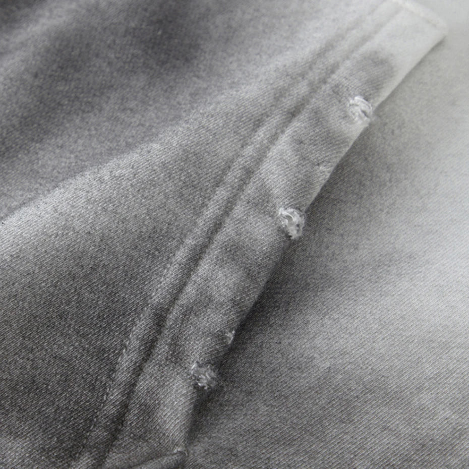 Vintage Hooded Loose Coat — detail shot
