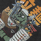 Funny Anime Cartoon Graphic T-Shirt — front view