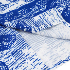 Hawaii Graphic Short Sleeve Button-Up Shirt — fabric close-up