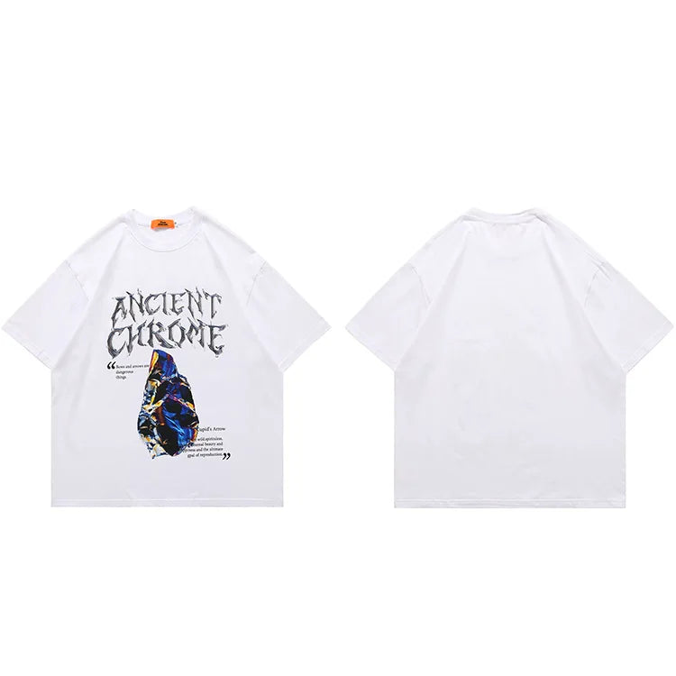 Letter Graphic T-Shirt — fabric close-up