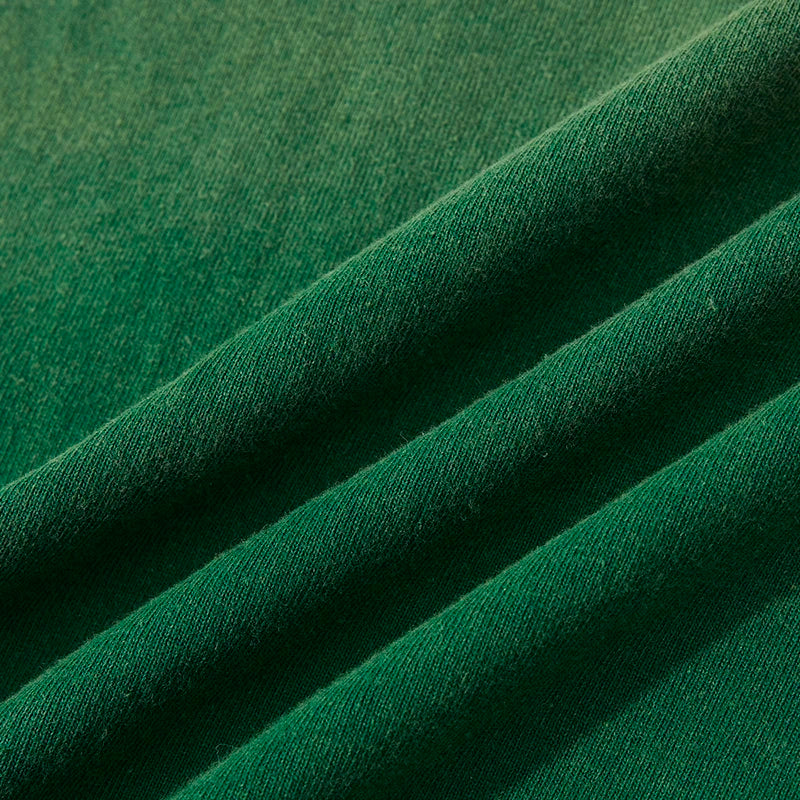 Gradient Letter Graphic Oversized T-Shirt — fabric close-up