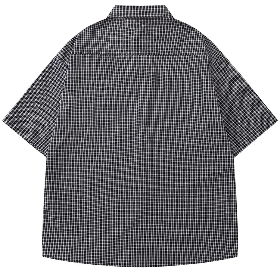 Sleeve Vintage Loose Shirt — front view