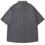 Sleeve Vintage Loose Shirt — front view