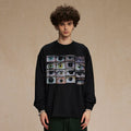 Black Eye Graphic Long Sleeve Tee — front view