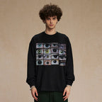 Black Eye Graphic Long Sleeve Tee — front view