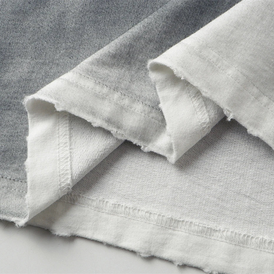 Y2K Vintage Oversized T-Shirt — fabric close-up
