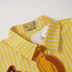 Y2K Cat Graphic Oversized Shirt — back view