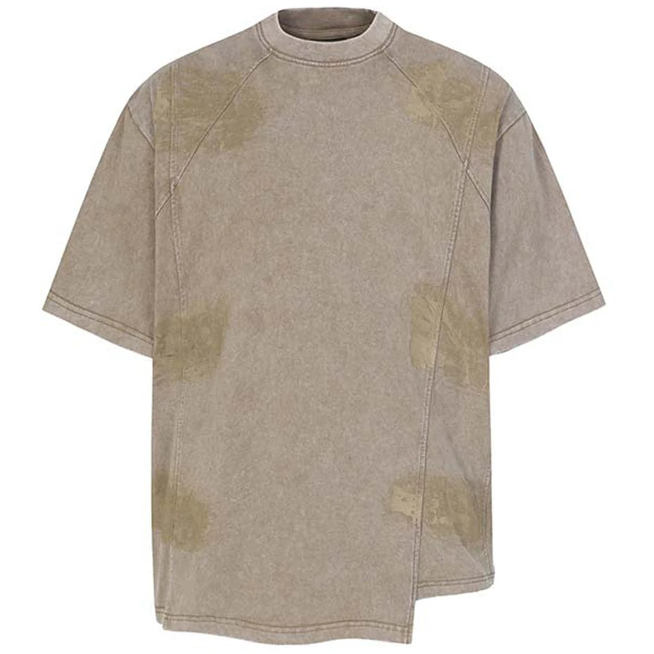 Vintage Patchwork Regular T-Shirt — back view