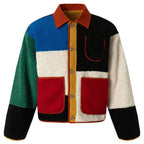 Color Block Oversized Puffer Jacket — styling shot