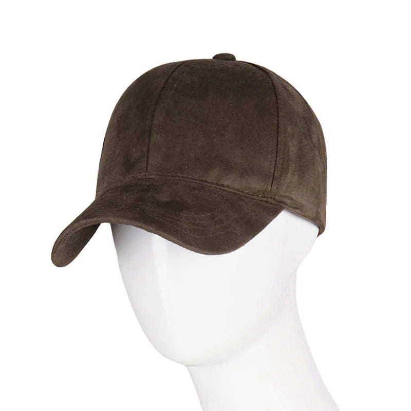Vintage Suede Hat — back view