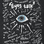 Graphic Vintage Black Eye Graffiti Washed T-Shirt — detail shot