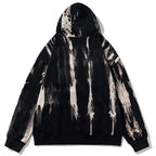 Vintage Tie Dye Oversized Hoodie — front view