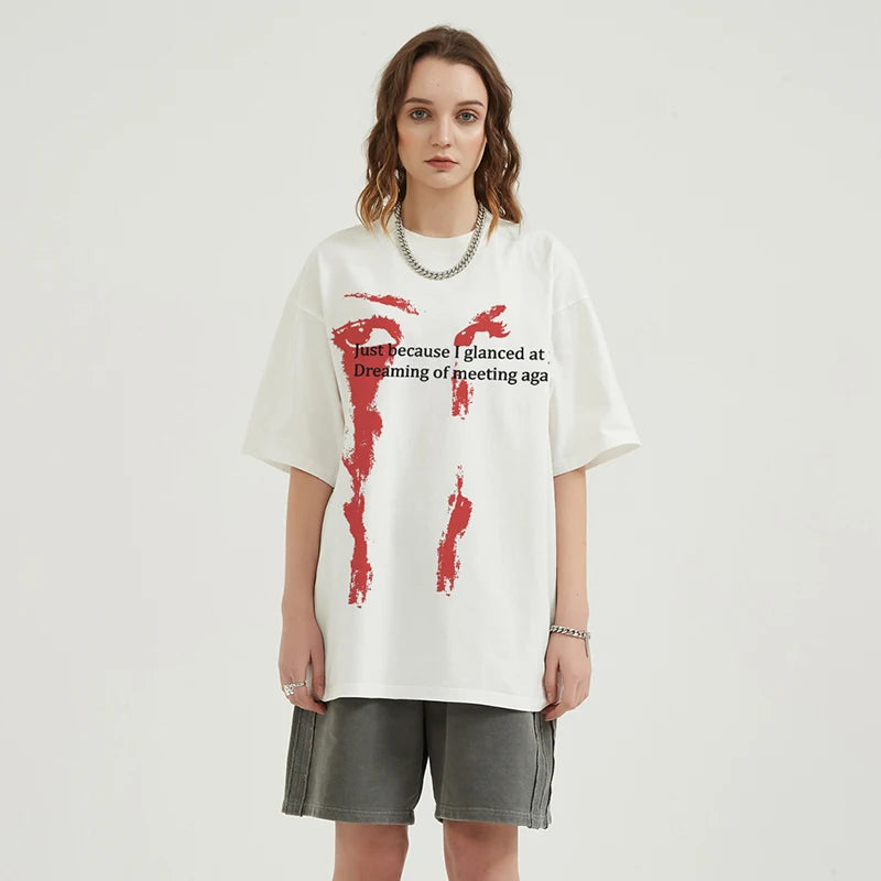 White Eye Graphic T-Shirt — front view