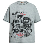 Gray Vintage Graphic Oversized T-Shirt — styling shot