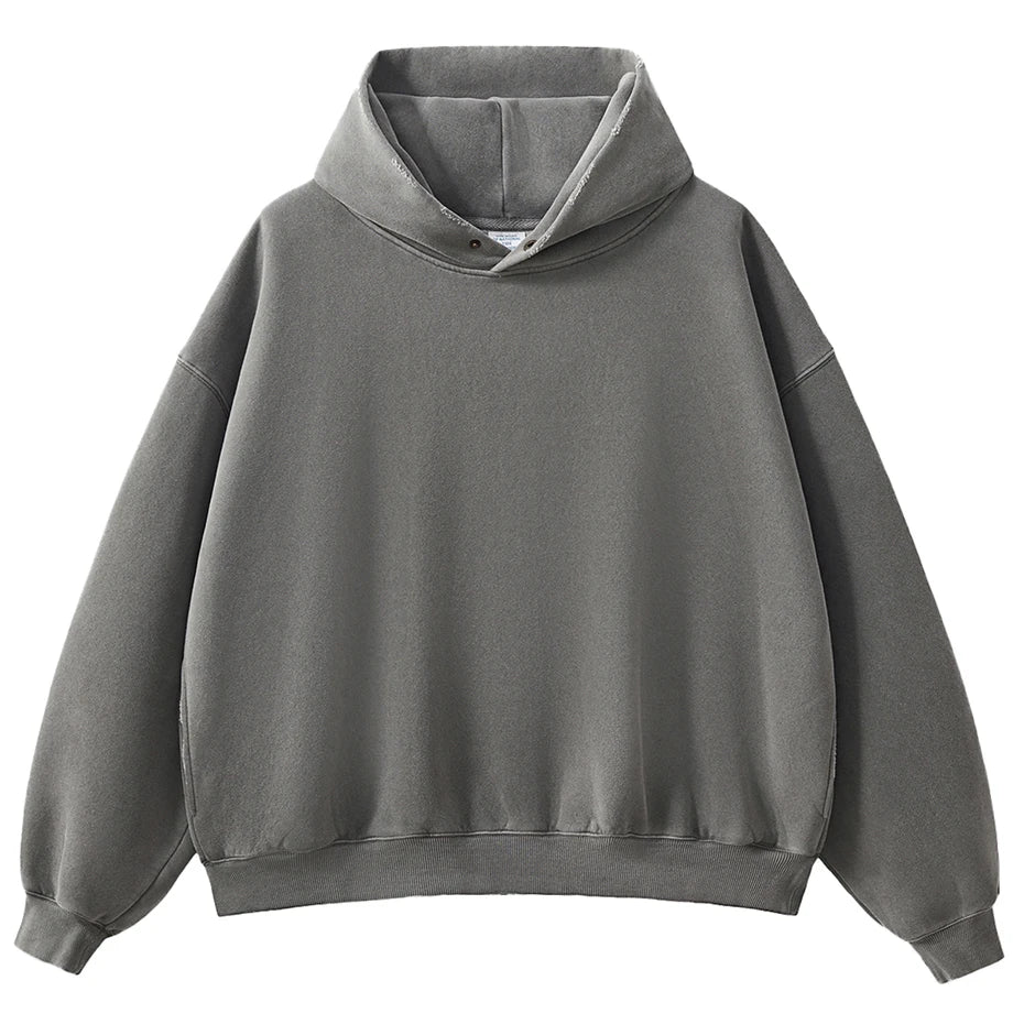 Pullover Vintage Oversized Hoodie — front view