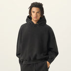 Pullover Vintage Oversized Hoodie — back view
