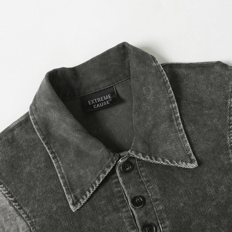 Tee Vintage Patchwork Oversized T-Shirt — fit shot