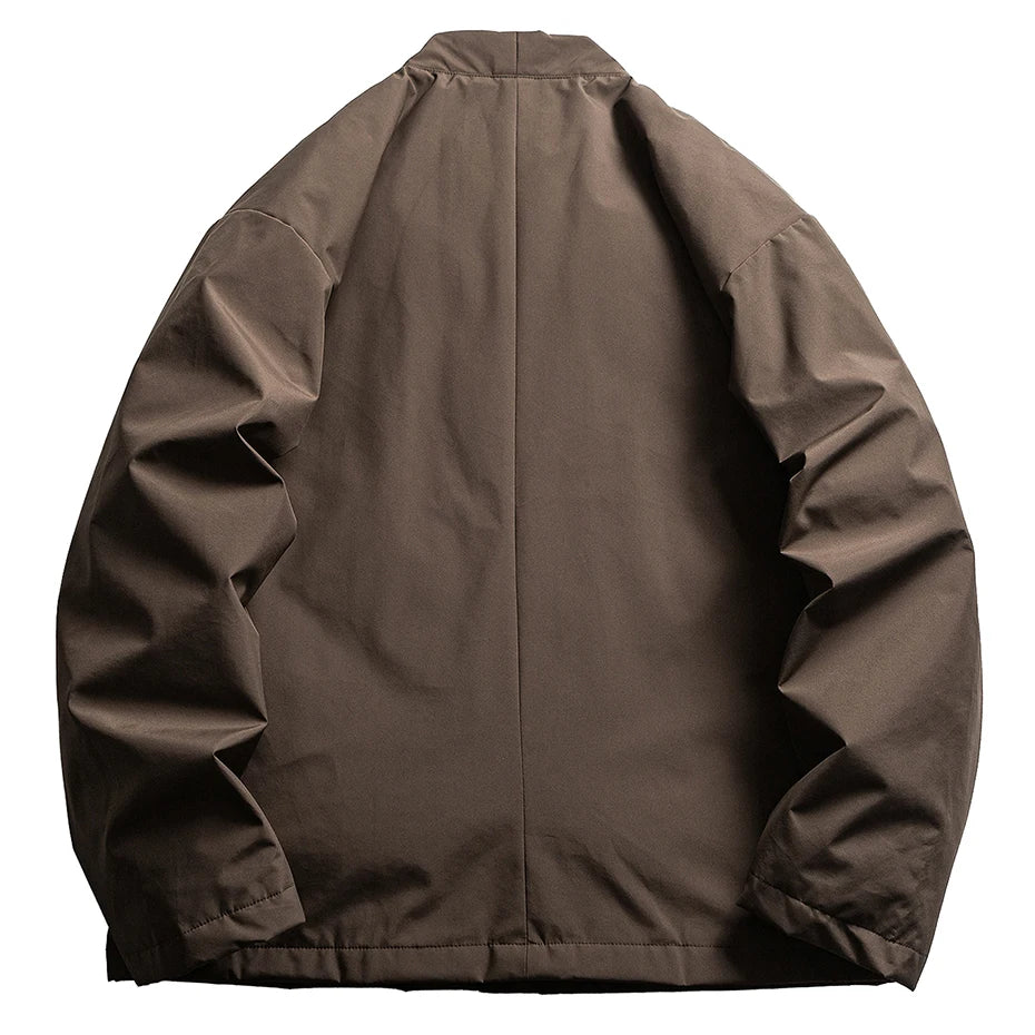 White Padded Oversized Puffer Jacket — detail shot
