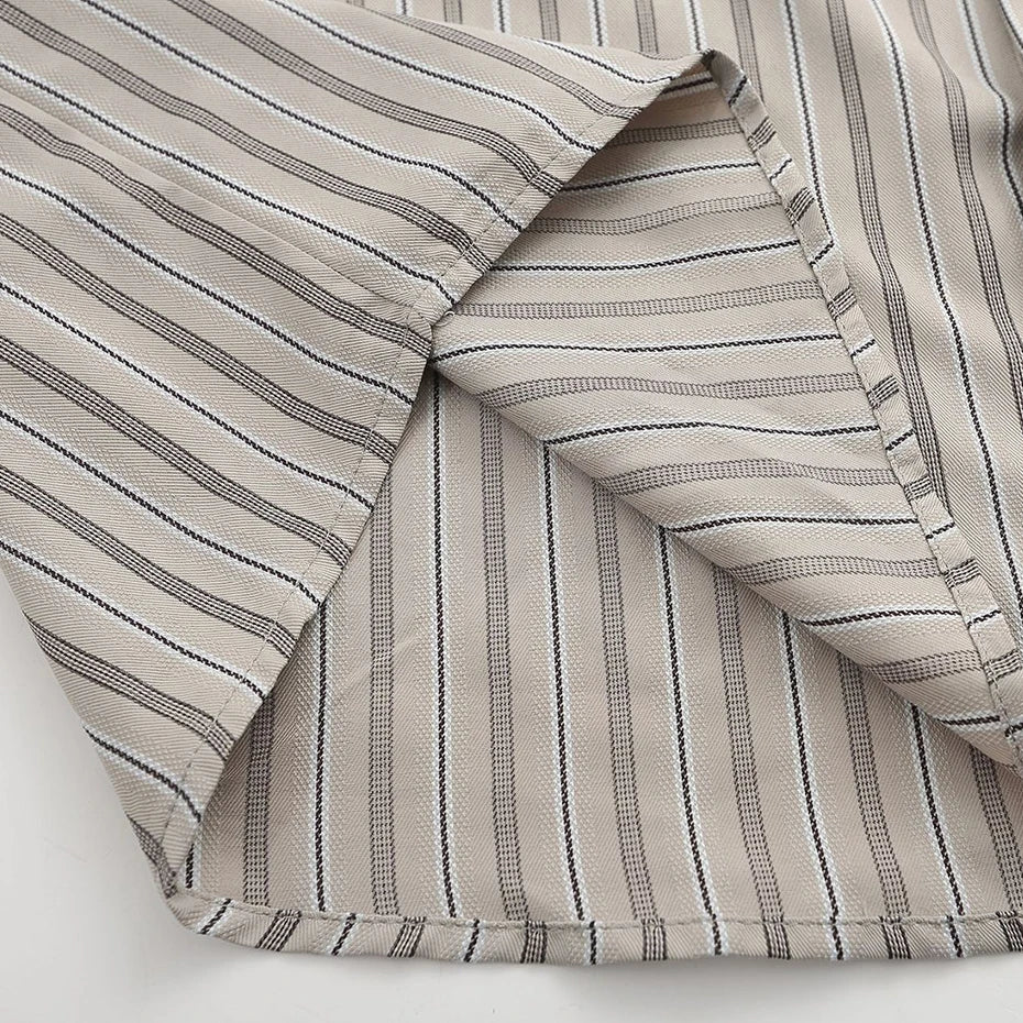 Shirts Vintage Loose Shirt — fabric close-up