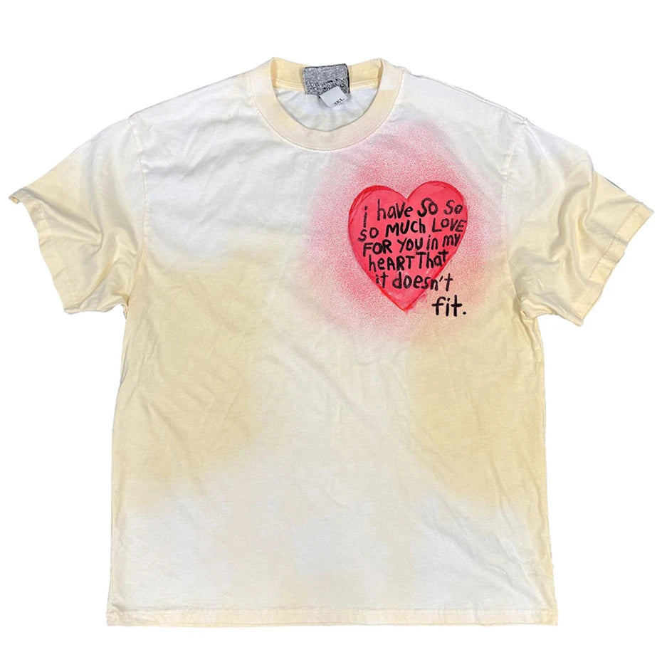 Y2K Tie Dye Graphic Oversized T-Shirt — flat lay
