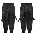 Ribbon Harem Cargo Pants — side view