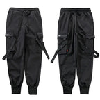 Ribbon Harem Cargo Pants — side view