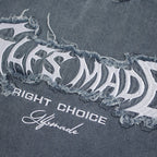 Y2K Embroidered Oversized T-Shirt — fit shot