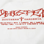 Graphic Printed Oversized T-Shirt — fabric close-up
