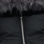 Padded Fur Puffer Jacket — detail shot