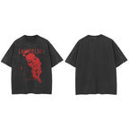 Vintage Black Face Faded T-Shirt — styling shot