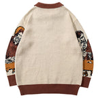 Vintage Knit Oversized Sweater — front view