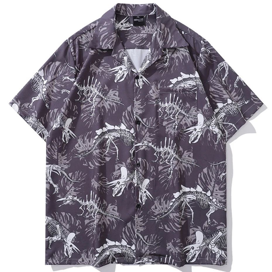 Skeleton Graphic Shirt — back view