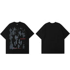 Shadow Letter Print T-Shirt — detail shot