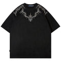 Vintage Black Suede Oversized T-Shirt — styling shot