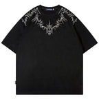 Vintage Black Suede Oversized T-Shirt — styling shot