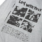 Bear Letter Print Fleece Hoodie — detail shot