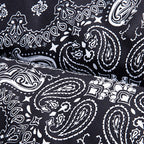 Paisley Band Padded Puffer Jacket — fit shot