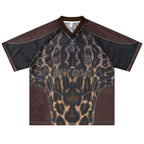 Y2K Vintage Leopard Oversized T-Shirt — styling shot