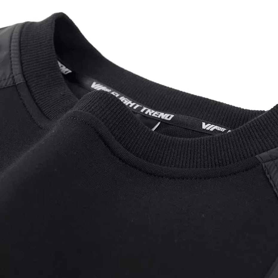 Techwear Black Car Hoodie — back view