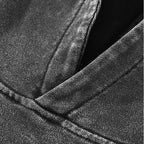 Black Baby Cat Graphic Hoodie — detail shot