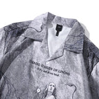 Shirts Vintage Graphic Loose Shirt — back view