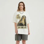 Sister White Graphic T-Shirt — front view
