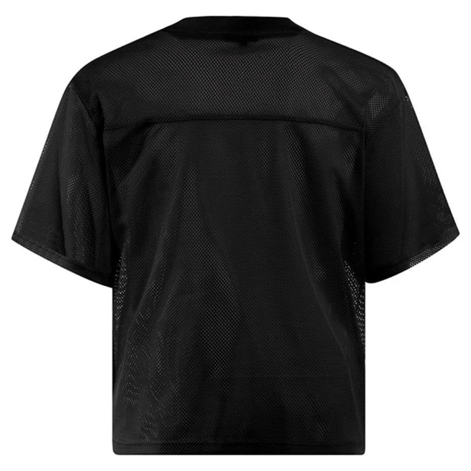 Vintage Graphic Mesh Baggy Jersey — front view