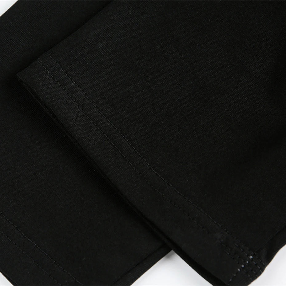 Fake Vintage Oversized Long Sleeve Tee — fabric close-up