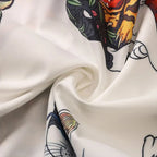 Y2K Cats Print Loose Shirt — fit shot