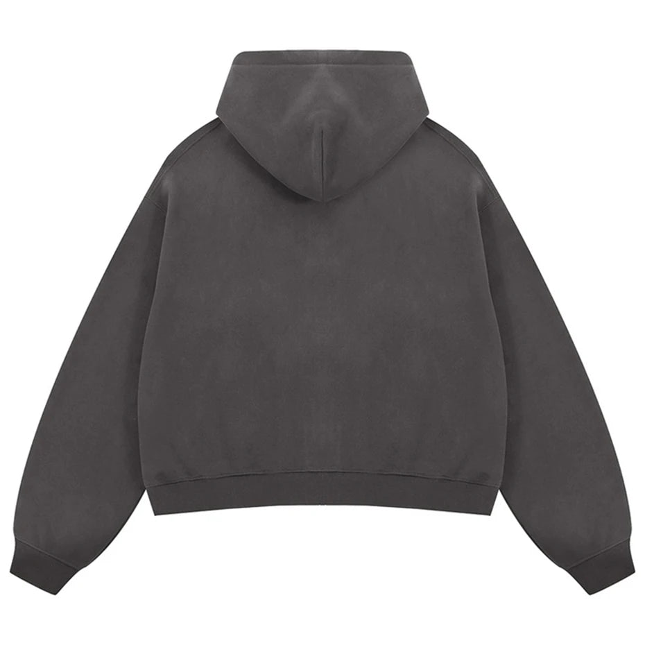 Hooded Oversized Jacket — front view